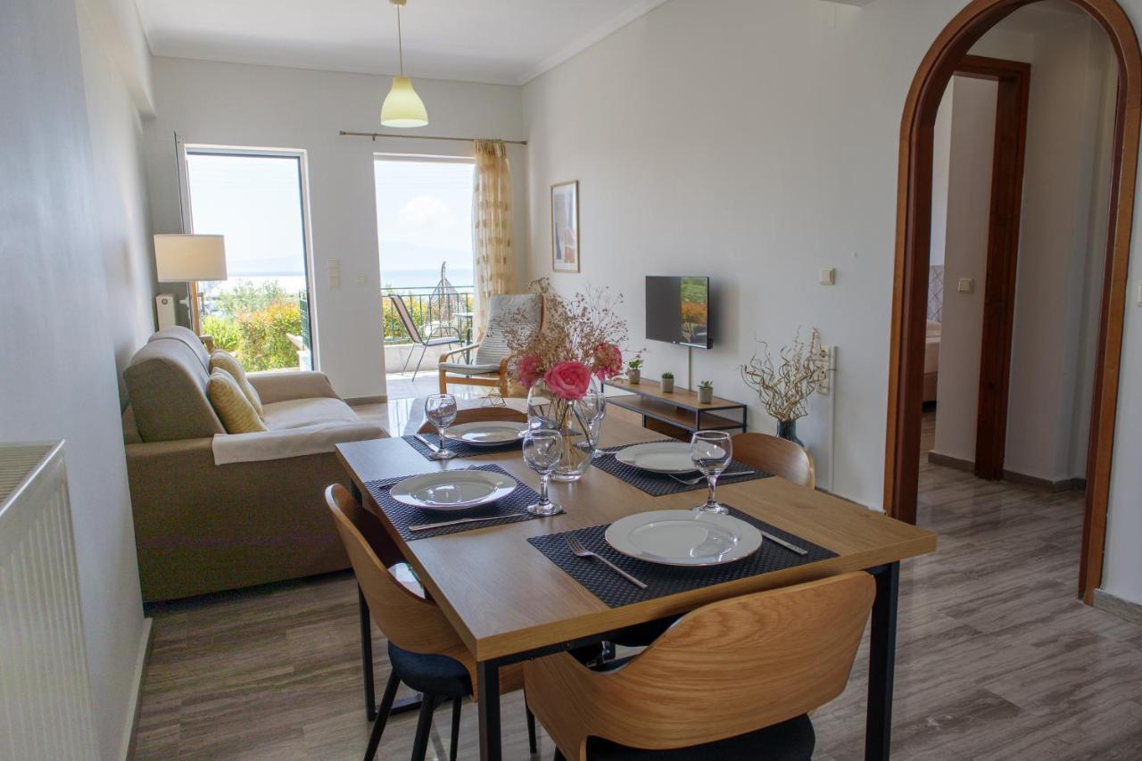 קלמאטה Almyros Aktis Seaview Apartment מראה חיצוני תמונה
